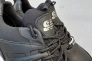 Мужские кроссовки кожаные весенне-осенние черные Splinter 1424 Фото 4