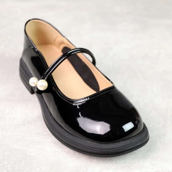 Туфли женские кожаные 588264 Черные фото 2 — интернет-магазин Tapok