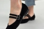 Туфлі жіночі велюрові чорні Фото 1