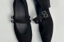 Туфлі жіночі велюрові чорні Фото 10