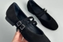 Туфлі жіночі велюрові чорні Фото 12