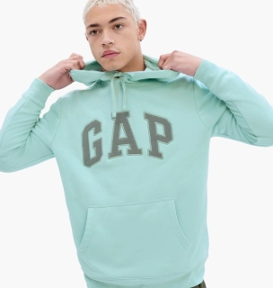 Худые Gap Logo Hoodie Turquoise 546844501