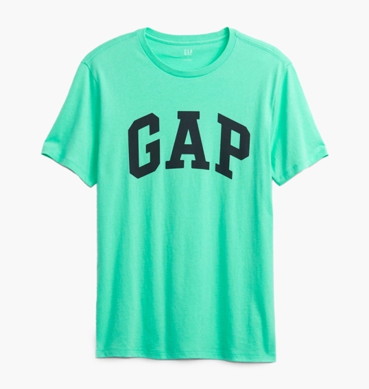 Футболка Gap Logo T-Shirt Turquoise 547309521 фото 1 — интернет-магазин Tapok