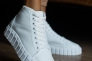 Жіночі черевики шкіряні весняно-осінні білі CrosSAV 21-142 W на байке Фото 1