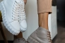 Жіночі черевики шкіряні весняно-осінні білі CrosSAV 21-142 W на байке Фото 2
