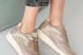 Жіночі кросівки шкіряні весняно-осінні бежеві Yuves 167 Фото 3