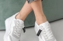 Женские кроссовки кожаные весенне-осенние белые Yuves 507 Фото 6