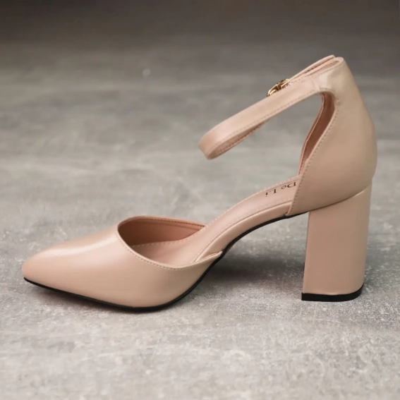 Туфлі жіночі класичні 588357 Бежеві фото 3 — інтернет-магазин Tapok