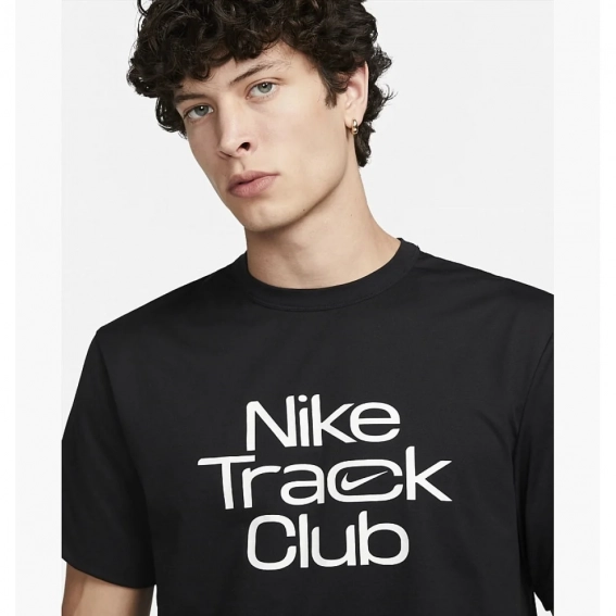 Мужская футболка NIKE M NK DF TRACK CLUB HYVERSE SS FB5512-010 фото 3 — интернет-магазин Tapok