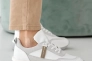 Жіночі кросівки шкіряні весняно-осінні білі Yuves 145 Фото 1