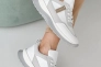Жіночі кросівки шкіряні весняно-осінні білі Yuves 145 Фото 7