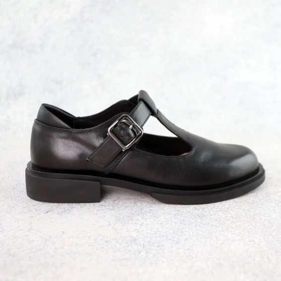 Туфли женские кожаные 588415 Черные фото 1 — интернет-магазин Tapok