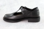 Туфли женские кожаные 588415 Черные Фото 3