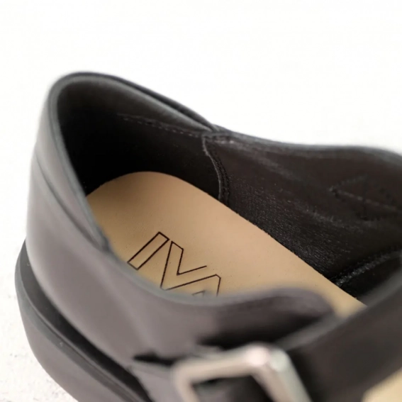 Туфли женские кожаные 588415 Черные фото 7 — интернет-магазин Tapok