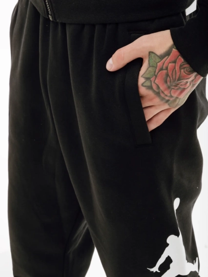 Брюки чоловічі Jordan Essentials Fleece Baseline Trousers (FD7345-010) фото 3 — інтернет-магазин Tapok