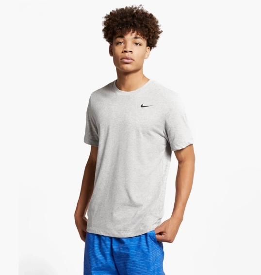 Футболка Nike Dri-Fit Crew Solid Tee Grey AR6029-063 фото 1 — інтернет-магазин Tapok