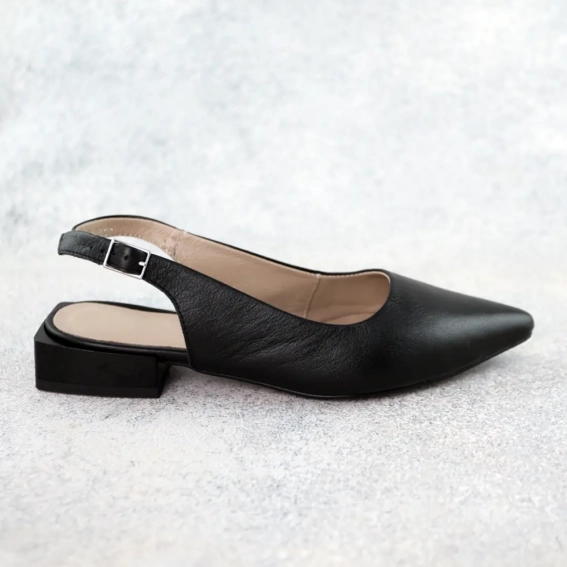 Туфли женские кожаные 588506 Черные фото 1 — интернет-магазин Tapok