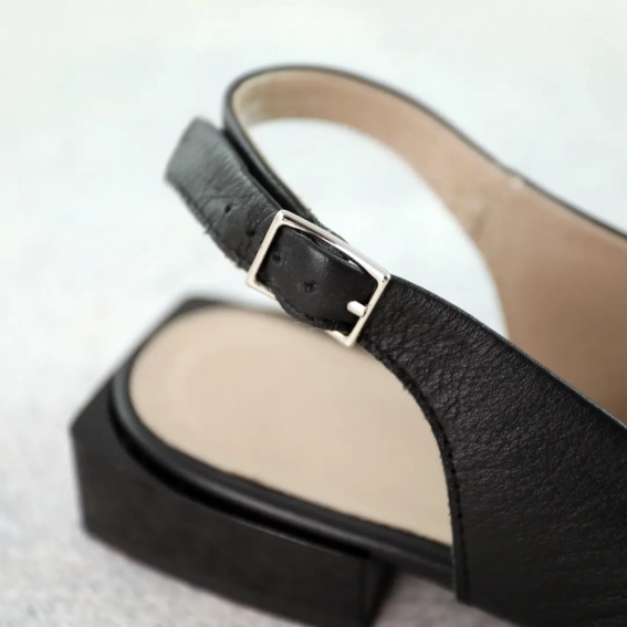Туфли женские кожаные 588506 Черные фото 6 — интернет-магазин Tapok
