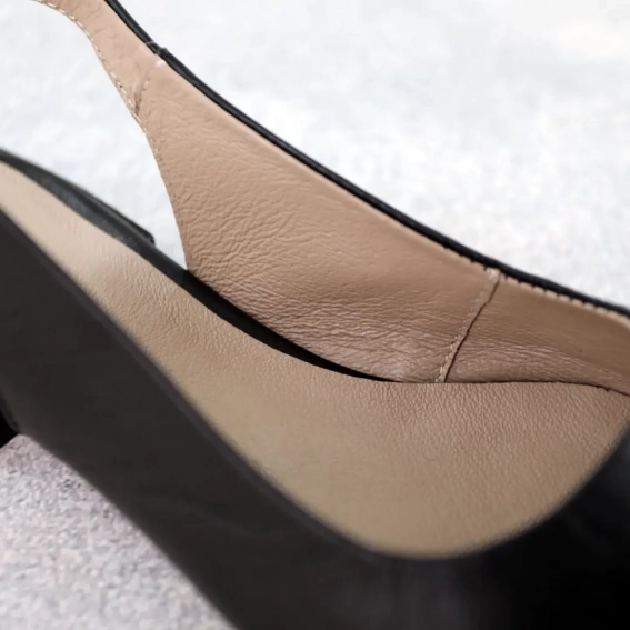 Туфли женские кожаные 588506 Черные фото 7 — интернет-магазин Tapok