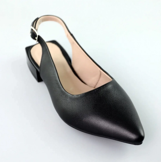 Туфли женские кожаные 588506 Черные фото 18 — интернет-магазин Tapok