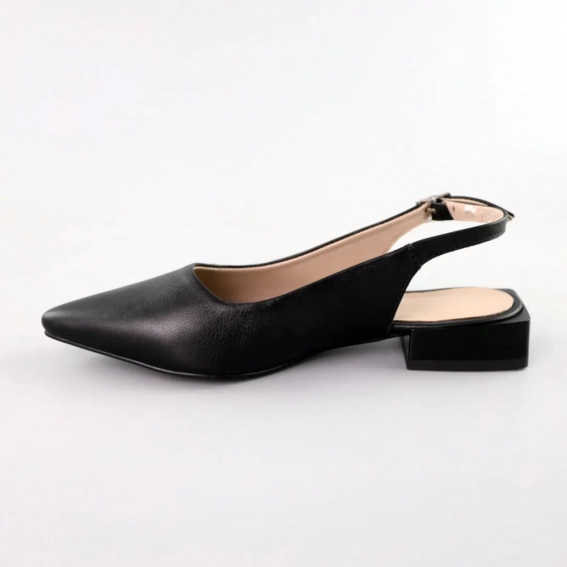 Туфли женские кожаные 588506 Черные фото 19 — интернет-магазин Tapok