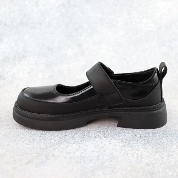 Туфли детские кожаные 588557 Черные фото 3 — интернет-магазин Tapok