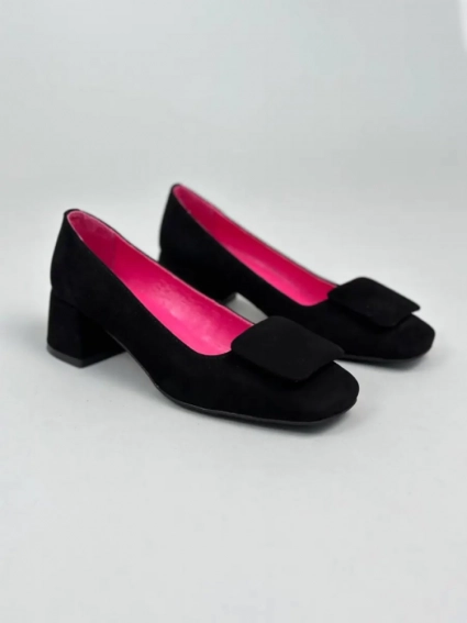 Туфлі жіночі замшеві чорні фото 9 — интернет-магазин Tapok