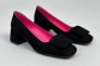 Туфлі жіночі замшеві чорні Фото 9
