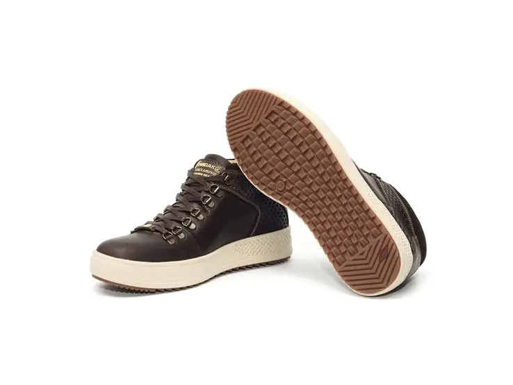 Чоловічі черевики шкіряні зимові коричневі Zangak 903 кор-кр+беж фото 8 — інтернет-магазин Tapok