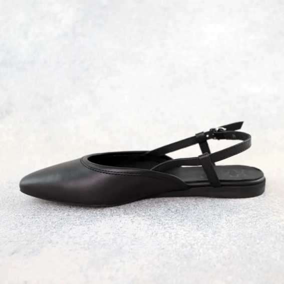 Туфлі жіночі шкіряні 588788 Чорні фото 3 — інтернет-магазин Tapok