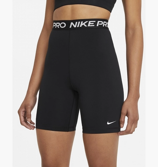 Шорти Nike Pro 365 Women'S High-Rise 7 Shorts Black DA0481-011 фото 3 — інтернет-магазин Tapok