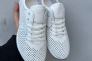 Жіночі кросівки шкіряні літні білі-сірі Milord Olimp На товстій підошві ПРФ Фото 2