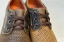 Мужские туфли кожаные летние оливковые Ava 51 Фото 4