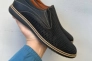 Мужские туфли кожаные летние черные Ava 53 Фото 1