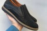 Мужские туфли кожаные летние черные Ava 53 Фото 2