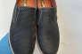 Чоловічі туфлі шкіряні літні чорні Ava 53 Фото 3