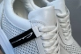 Жіночі кросівки шкіряні літні білі Yuves 4011 Перфорація Фото 3