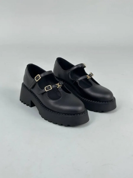Туфлі жіночі шкіряні чорні фото 7 — интернет-магазин Tapok