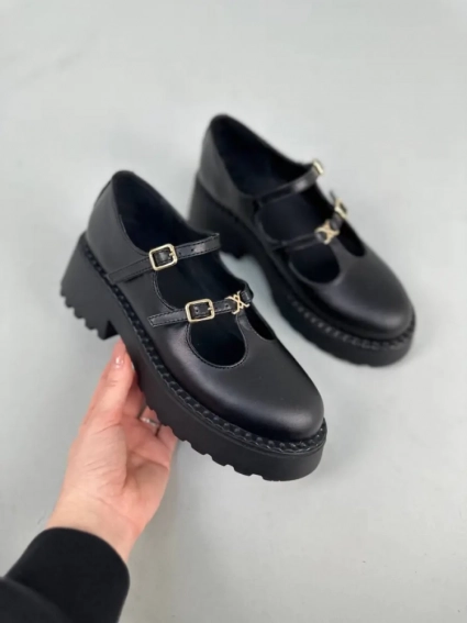 Туфлі жіночі шкіряні чорні фото 10 — интернет-магазин Tapok