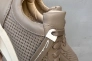 Жіночі кросівки шкіряні літні бежеві Yuves 4011 Перфорація Фото 4