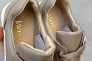 Женские кроссовки кожаные летние бежевые Yuves 4011 Перфорация Фото 5