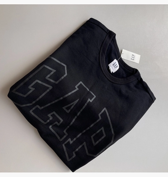 Свитшот Gap Logo Sweatshirt Black 457230031 фото 2 — интернет-магазин Tapok