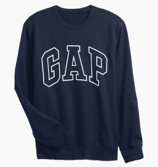 Свитшот Gap Logo Sweatshirt Blue 457230001 фото 1 — интернет-магазин Tapok