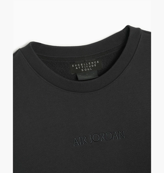 Світшот Air Jordan Wordmark Fleece Sweatshirt Black FJ7788-045 фото 3 — інтернет-магазин Tapok