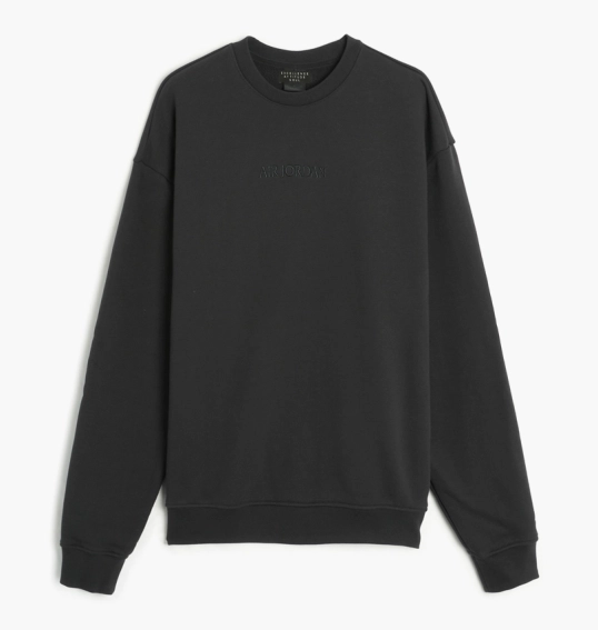 Світшот чоловічий Air Jordan Wordmark Fleece Sweatshirt Black FJ7788-045 фото 7 — інтернет-магазин Tapok