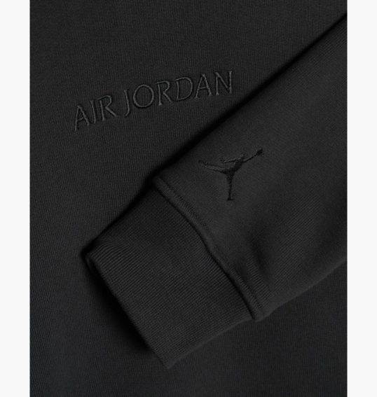 Світшот чоловічий Air Jordan Wordmark Fleece Sweatshirt Black FJ7788-045 фото 11 — інтернет-магазин Tapok