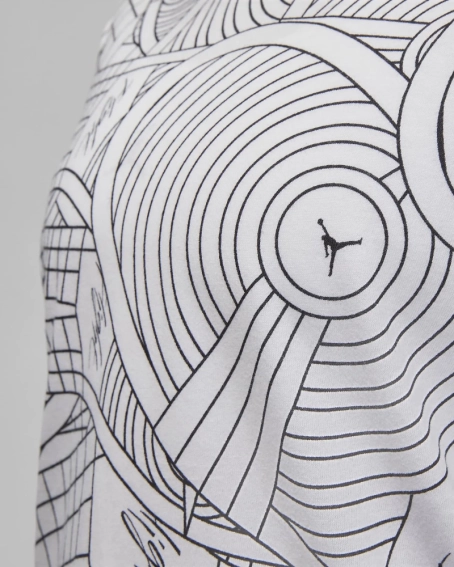 Кофта жіночі Jordan Flight Women's Printed Long-Sleeve T-Shirt (DV1426-100) фото 4 — інтернет-магазин Tapok