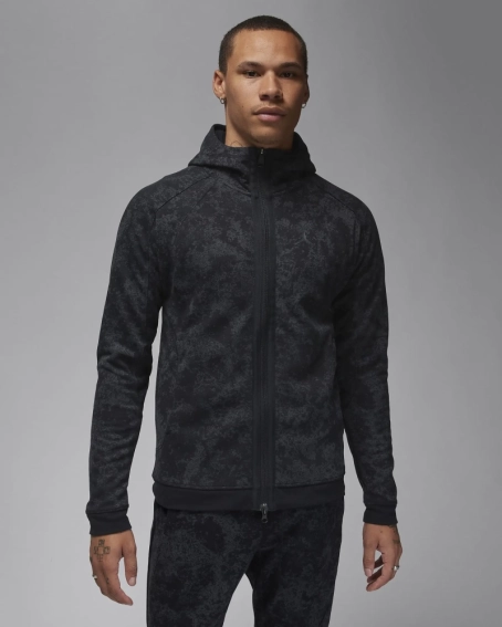 Женская толстовка JORDAN MJ DF SPRT AOP AIR FZ FN5846-010 фото 1 — интернет-магазин Tapok