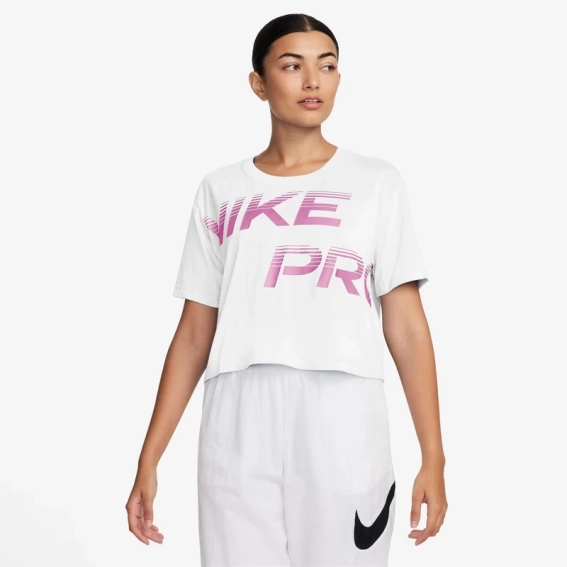 Мужская футболка NIKE W NK Pro GRX SS FQ4985-100 фото 1 — интернет-магазин Tapok