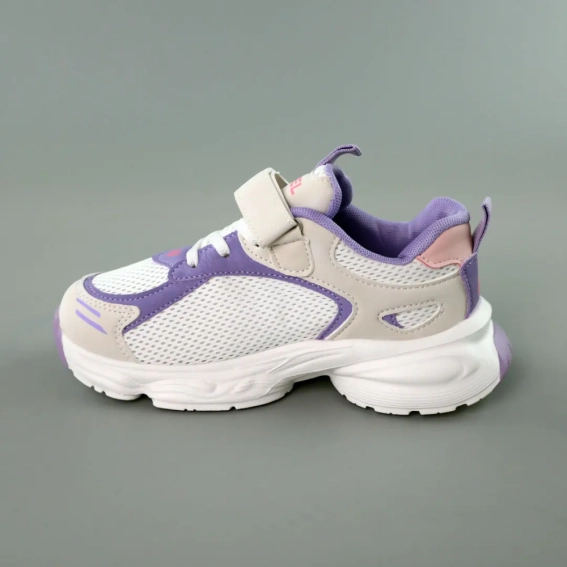 Кросівки дитячі 588287 Білі фіолетові фото 3 — інтернет-магазин Tapok